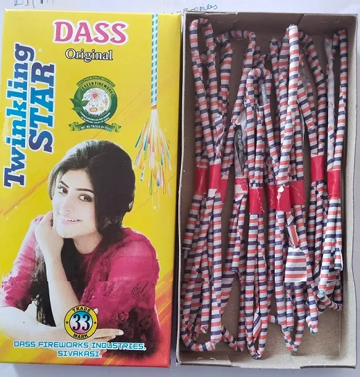 1 1/2 Twinkling Star -10 Pcs/Box