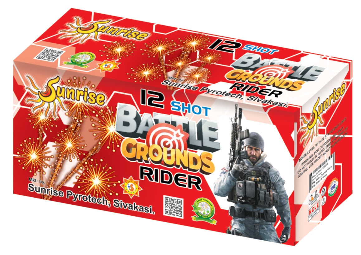 12 Shot Colour Rider - 1 PCS