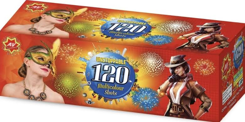 120 Shot Multi Colour - 1 PCS