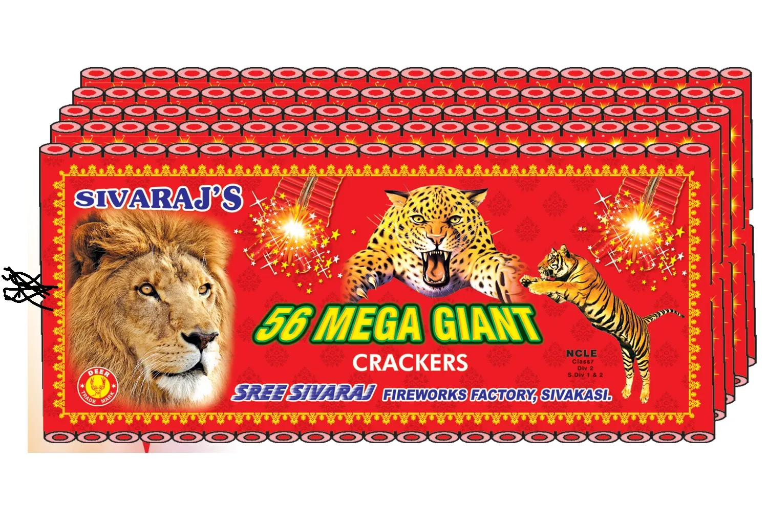 56 Gaint Crackers - 1 Pkt