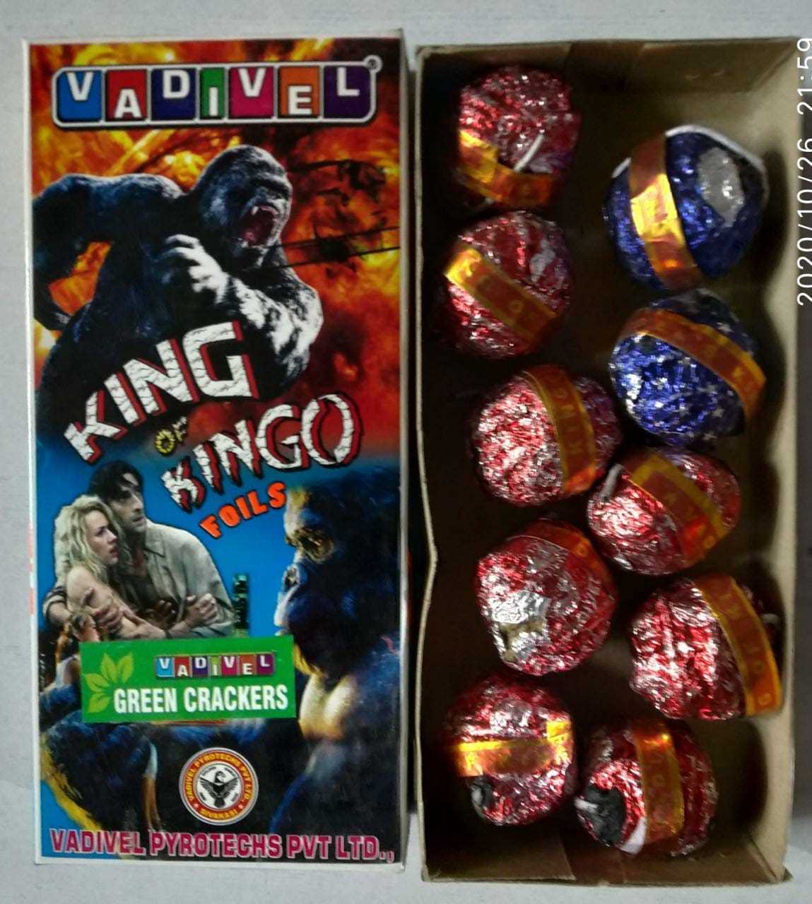 King of king Bomb Green - 10 Pcs/Box