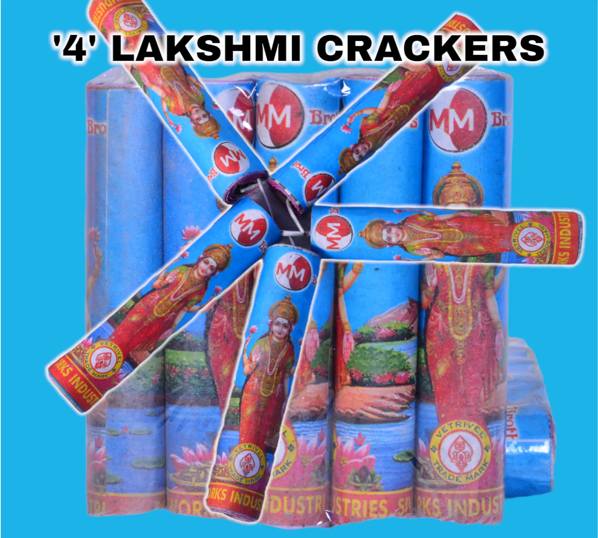 4'' Lakshmi Crackers - 1 Pkt