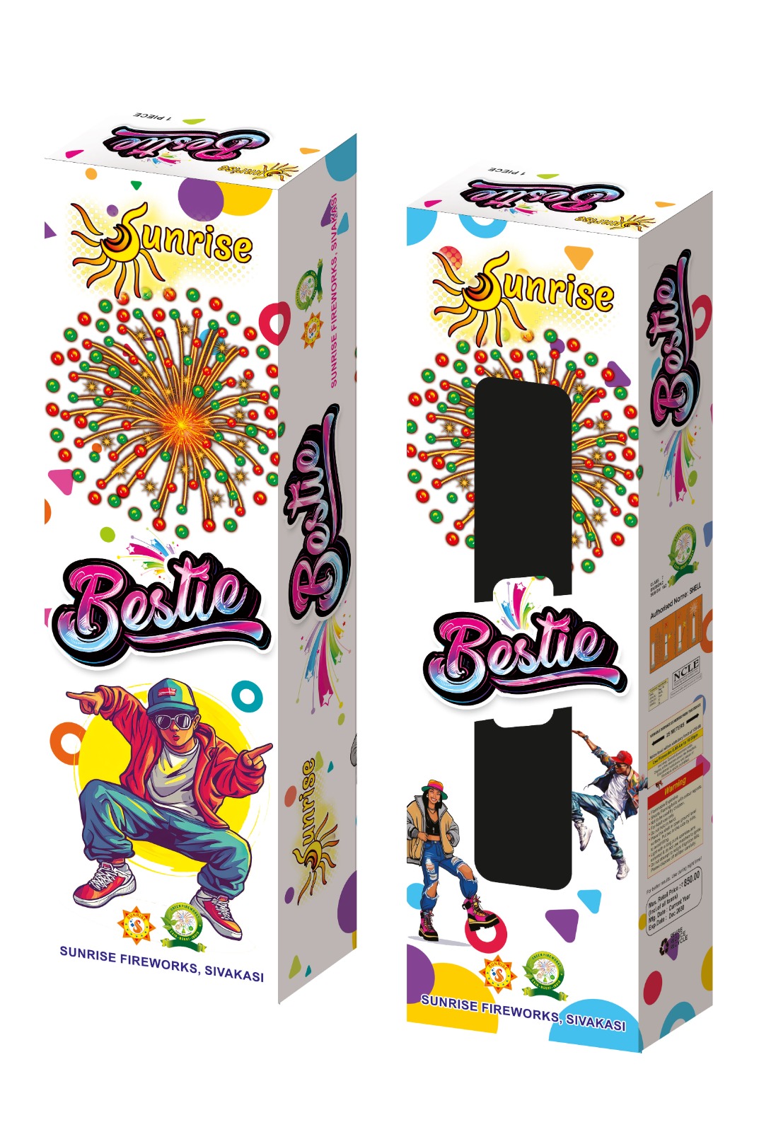 5" Fancy Pipe Bestie - 1 Box